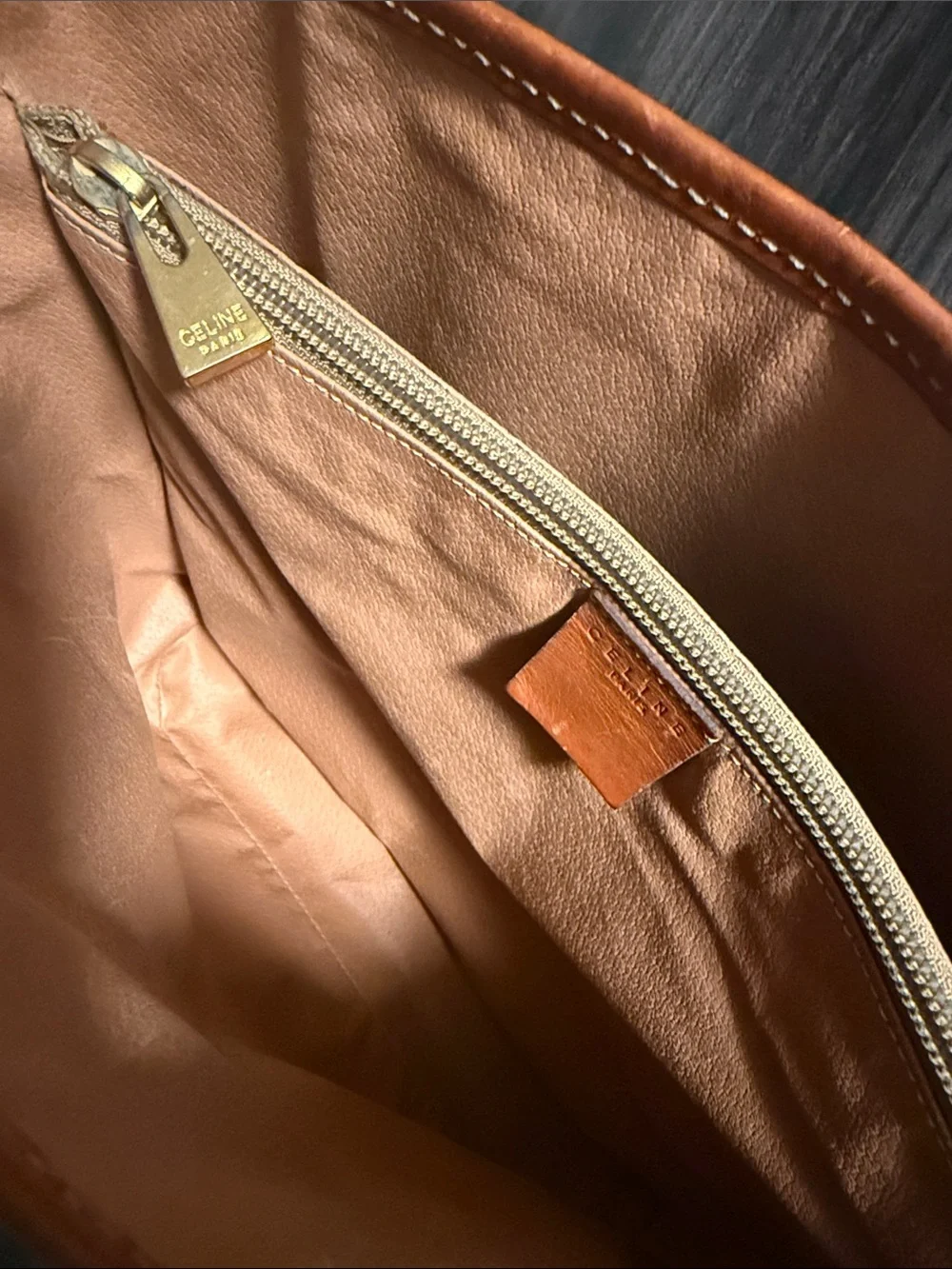 Authentic Vintage Celine Macadam Tote Bag - Picture 3 of 6